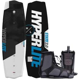 Hyperlite Kids' State 2.0 Jr Wakeboard Package w/ Remix Bindings '26