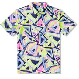 Chubbies Men's Retro Exploding Nacho Performance Polo Shirt