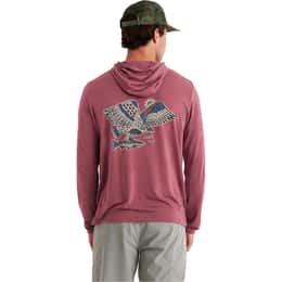 Free Fly Men's Osprey Catch Bamboo Lightweight Graphic Hoodie