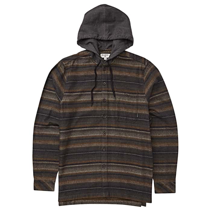 Billabong Men's Baja Flannel Hoodie Shirt
