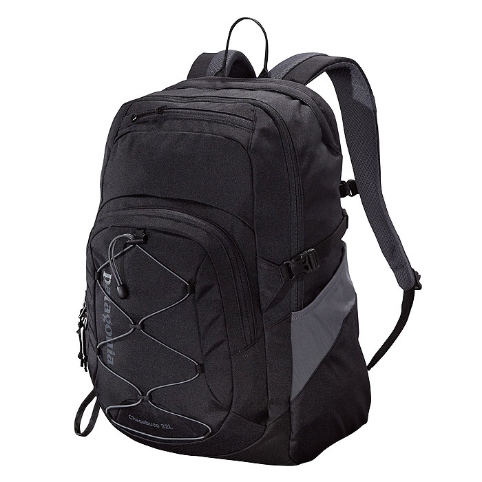 patagonia women's chacabuco backpack Two stretch pockets on the side keep water bottles within reach and exterior shock cording makes quick work of yoga pads or an extra sweater patagonia chacabuco Black backpack |
