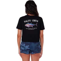 Salty Crew Women's Big Blue Cropped Short Sleeve T Shirt