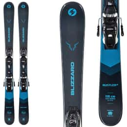 Blizzard Boys' Rustle Twin Jr Skis with Jr 7 WB Bindings '24