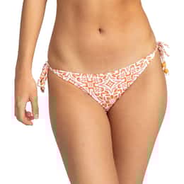 ROXY Women's Fresco Tile Moderate Bikini Bottoms