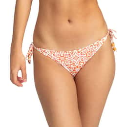 ROXY Women's Fresco Tile Moderate Bikini Bottoms