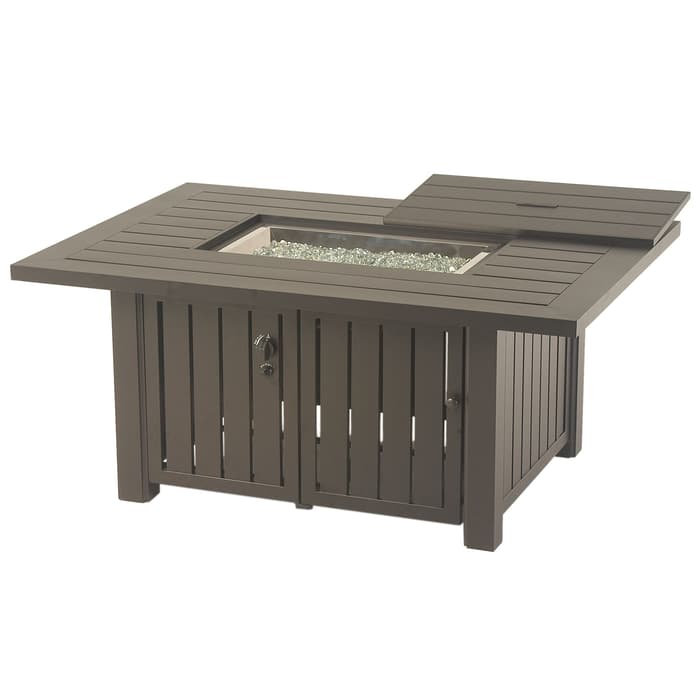 Hanamint Sherwood 39" X 56" Rectangle Enclosed Gas Fire ...