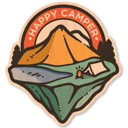 Dust City Wood Sticker Happy Camper Wood Sticker