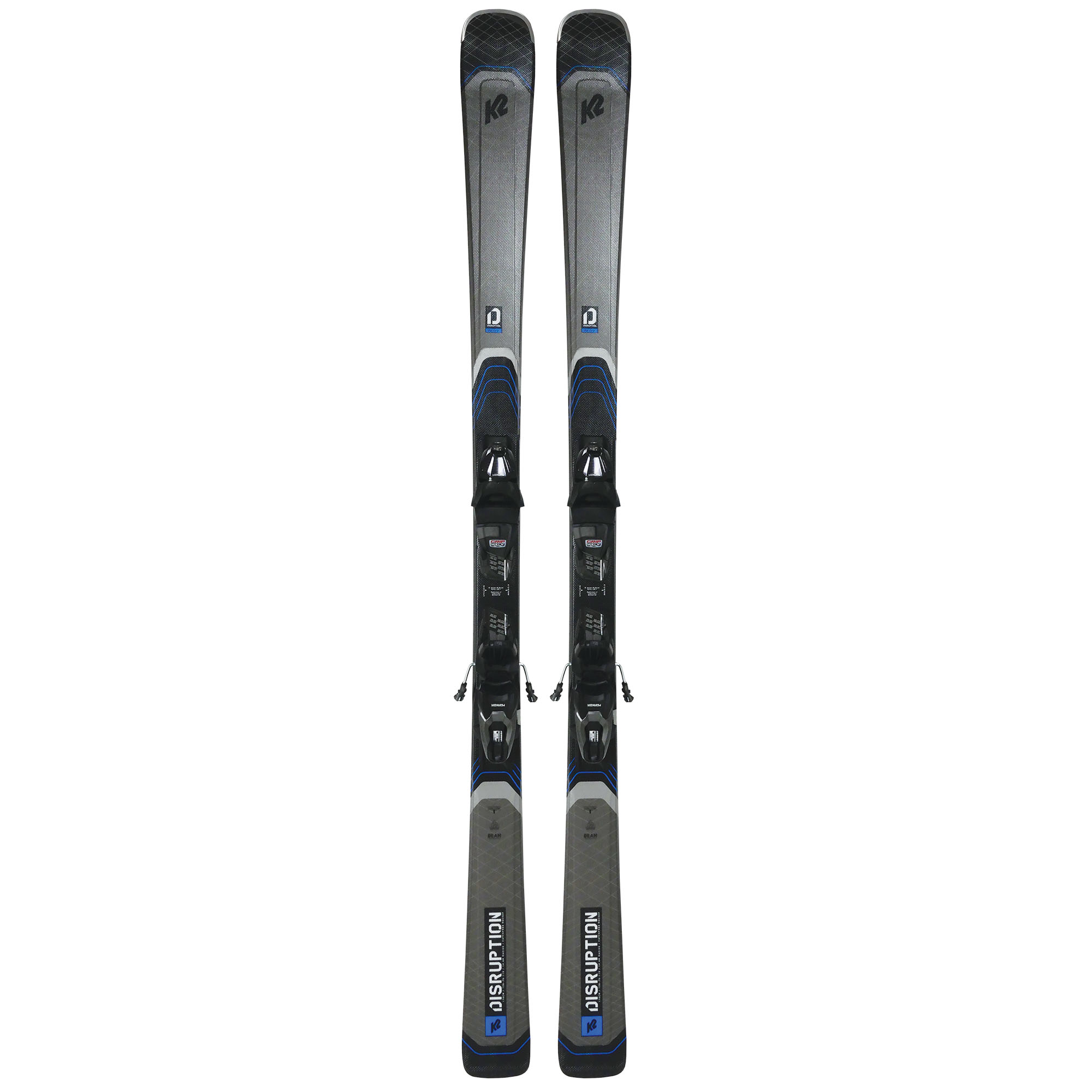 K2 Skis Womens Disruption 76 W Skis with Quikclik Free Bindings 