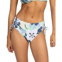 ROXY Women's Printed Beach Classics Mod Lace Up Bikini Bottoms