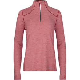 Hot Chillys Women's Clima-Tek Zip-T Baselayer Top