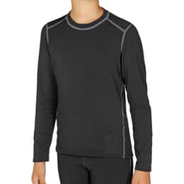 Hot Chillys Boy's Micro Elite Youth Baselayer Top Black
