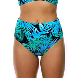 Next By Athena Women's Tahitian Garden Harmony High Waist Swim Bottoms