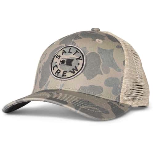 Salty Crew Men's Watermark Retro Trucker Hat alt image view 1