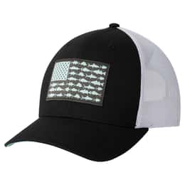 Columbia Men's PFG Mesh Snap Back Fish Flag Ball Cap