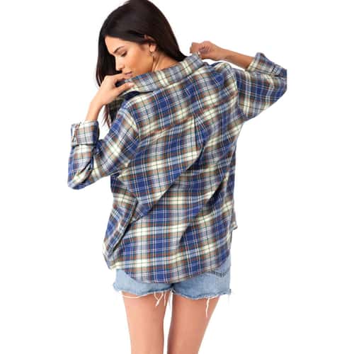 O'Neill Women's Nash Flannel Standard Fit Shirt alt image view 5