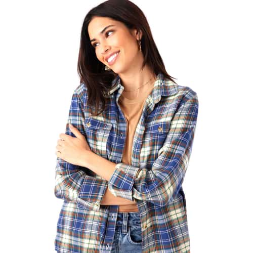 O'Neill Women's Nash Flannel Standard Fit Shirt alt image view 6