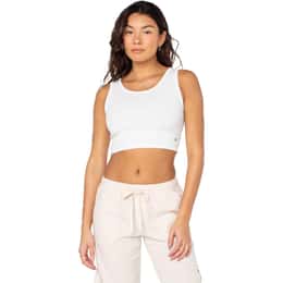 ROXY Women's Good Keepsake Sleeveless Cropped Tank Top