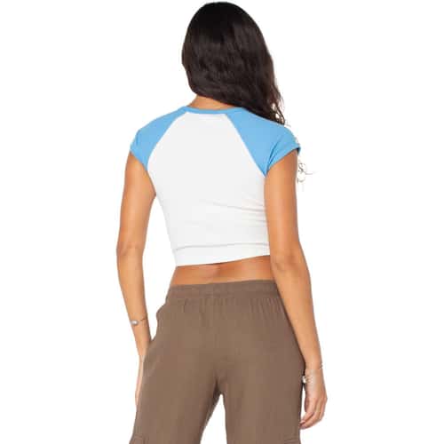 ROXY Women's Paraiso Crop Top T Shirt alt image view 3