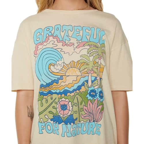 ROXY Women's Grateful For Nature Gbfc T-Shirt alt image view 5