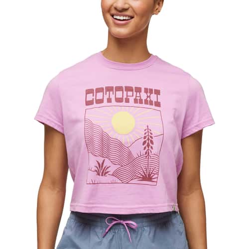 Cotopaxi Women's Wester Hills Organic Crop T Shirt alt image view 2