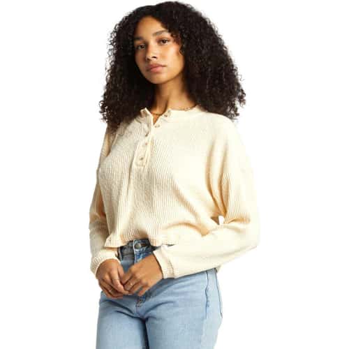 Billabong Women's Good Catch Henley T Shirt alt image view 2