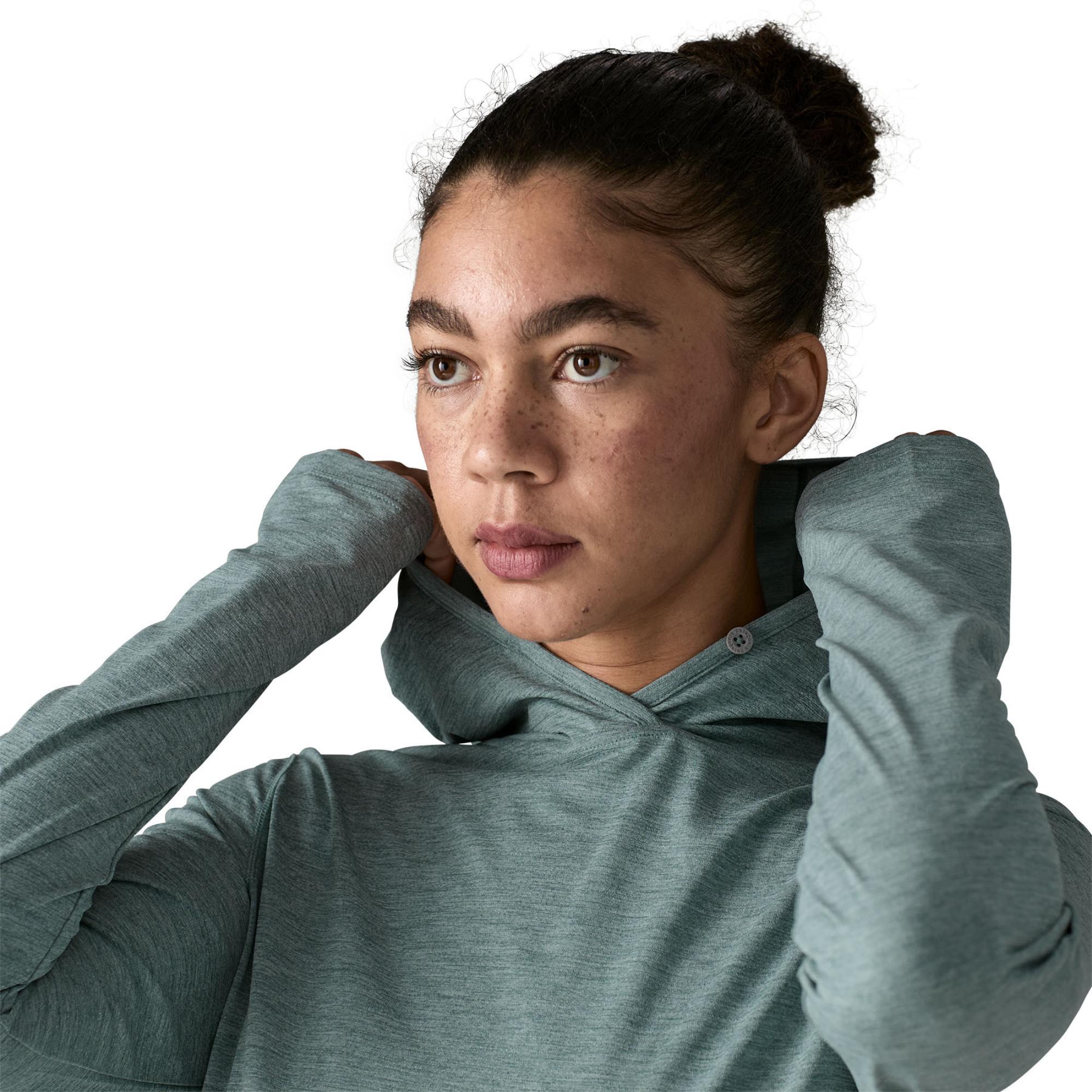 Patagonia Women's Capilene Cool Fitz Roy Nimbus Daily Hoody - Sun