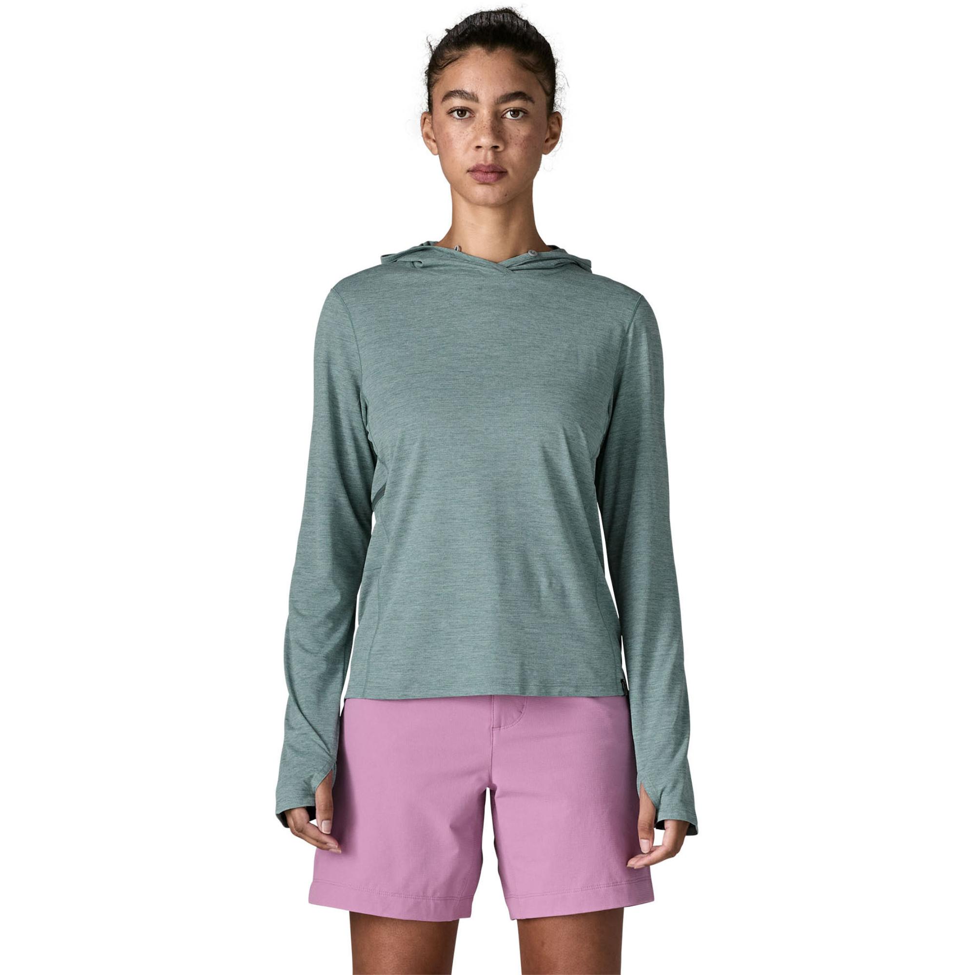 トップス patagonia Lotus sailing XL Patagonia Women's Capilene Cool Fitz Roy Nimbus Daily Hoody - Sun