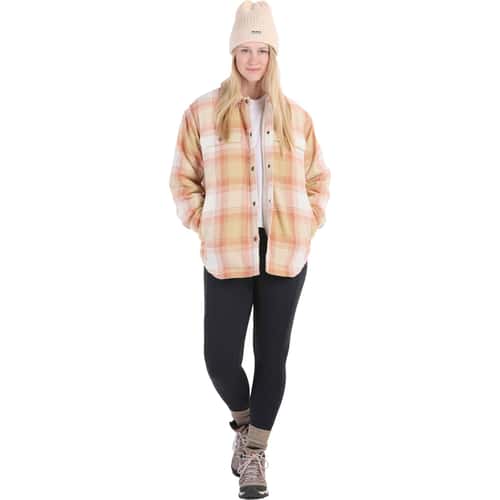 Marmot Women's Ridgefield Sherpa-Lined Flannel Jacket alt image view 3