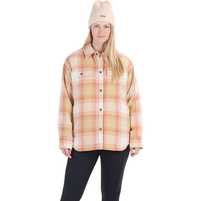 Marmot Women's Ridgefield Sherpa-Lined Flannel Jacket