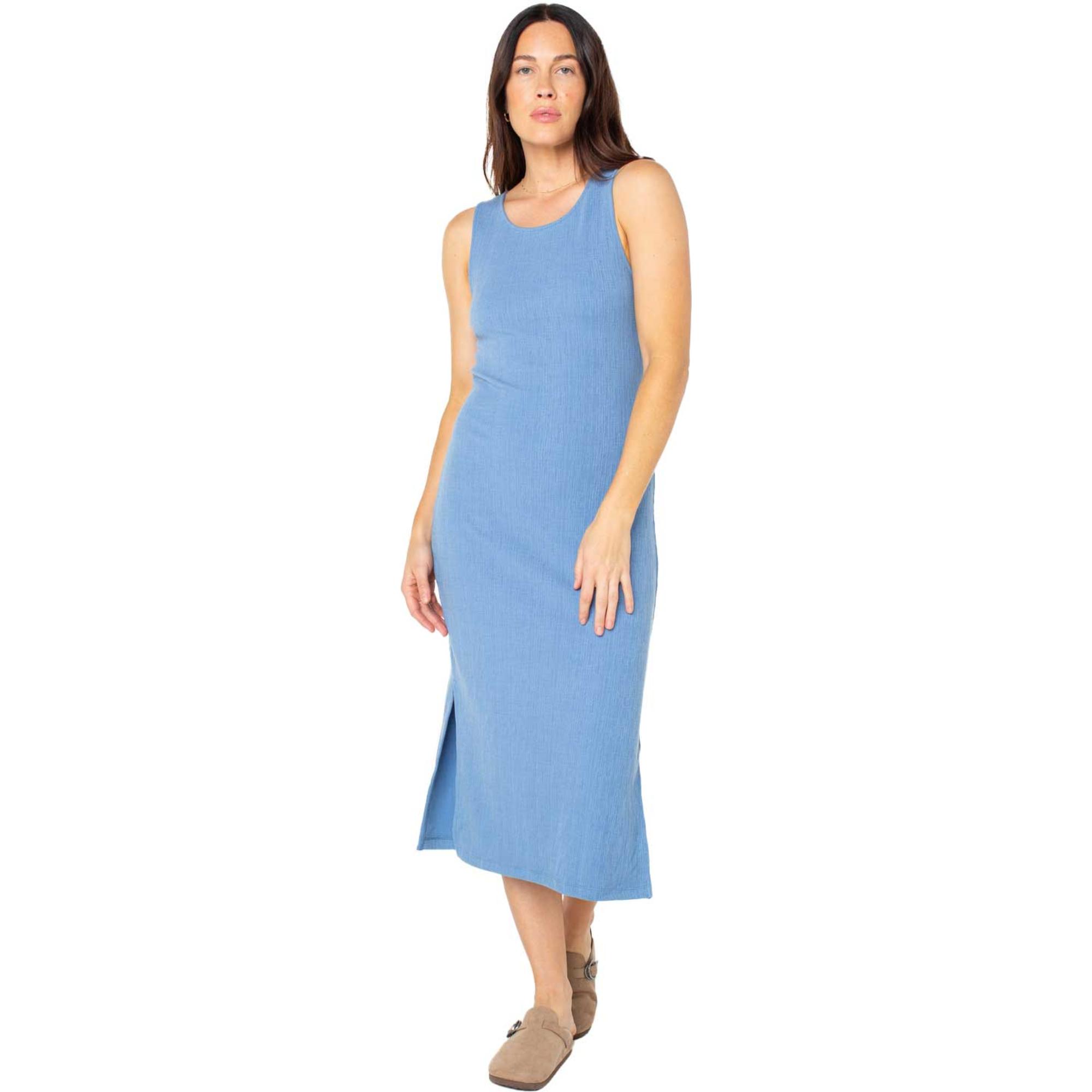 slim fit dress slacks The Rib-Knit Cap-Sleeve Midi Dress