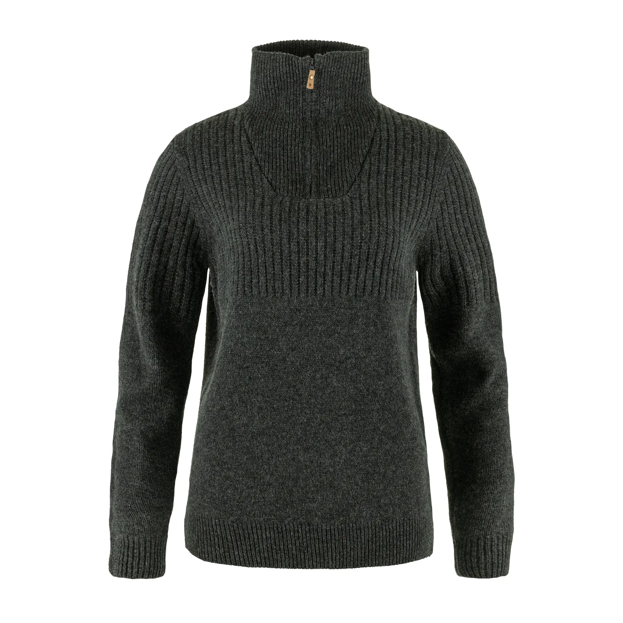 【LOVLOV】DOUBLE QUILTING NORDIC JUMPER_BLACK Women's honeycomb sweater