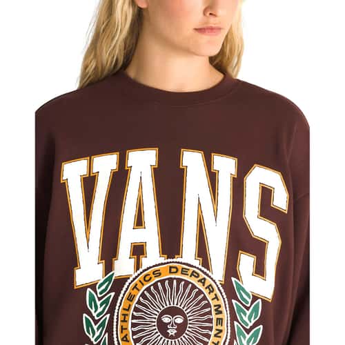 Vans Women's First Team Oversized Crew Sweatshirt alt image view 3
