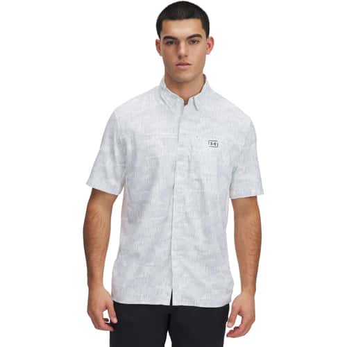 Under Armour Men's Fish Pro Hybrid Printed Button Up Shirt alt image view 4