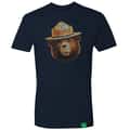 Wild Tribute Men's Smokey Bear T Shirt alt image view 1