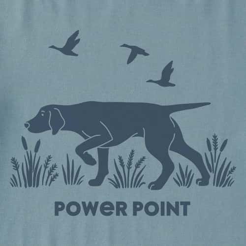 Life Is Good Men's Power Point Hunting Dog Crusher T Shirt alt image view 2