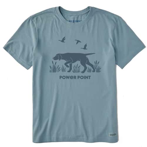 Life Is Good Men's Power Point Hunting Dog Crusher T Shirt alt image view 1