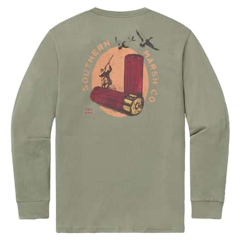 Southern Marsh Men's Birdshot Long Sleeve T Shirt alt image view 2