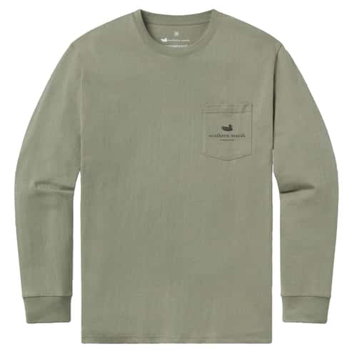 Southern Marsh Men's Birdshot Long Sleeve T Shirt alt image view 1