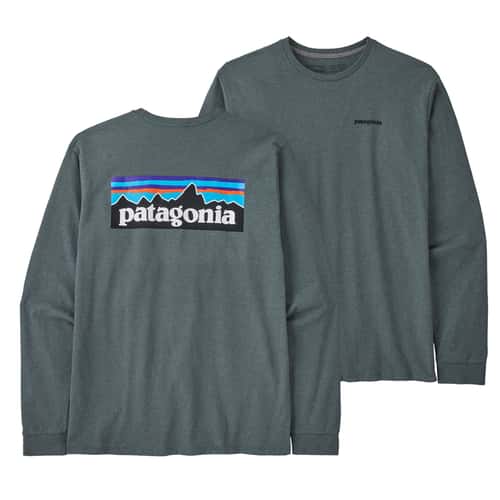 Patagonia Men's Patagonia Men's Long-Sleeved P-6 Logo Responsibili-Tee® T Shirt alt image view 11