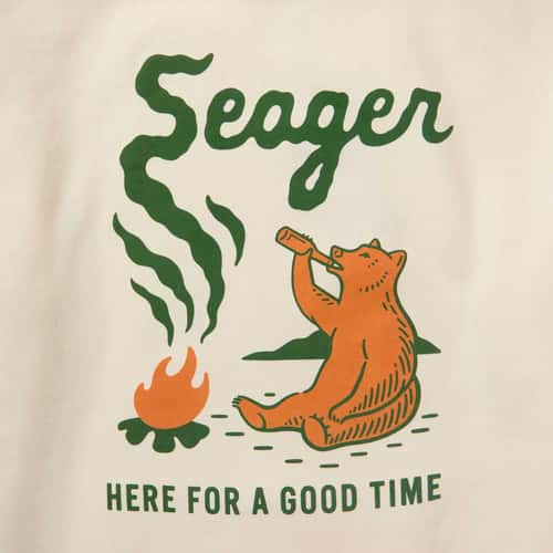 Seager Men's Smokey Mid-Weight Hoodie alt image view 4