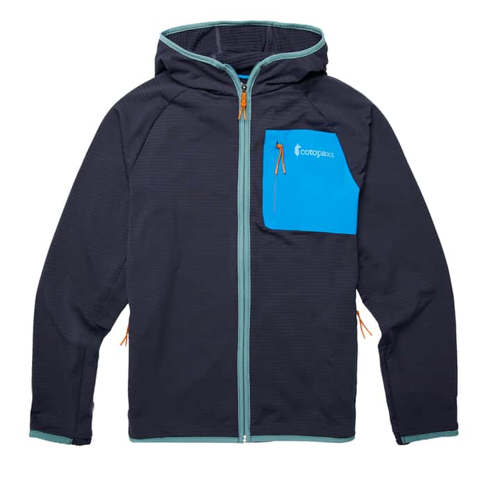 Essentials Mens Performance Ski Midlayer Full-Zip Hoodie