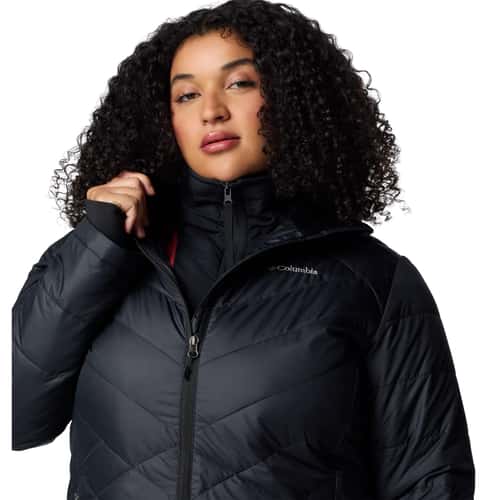 Columbia Women's Heavenly Long Hooded Jacket Plus Sun Ski Sports