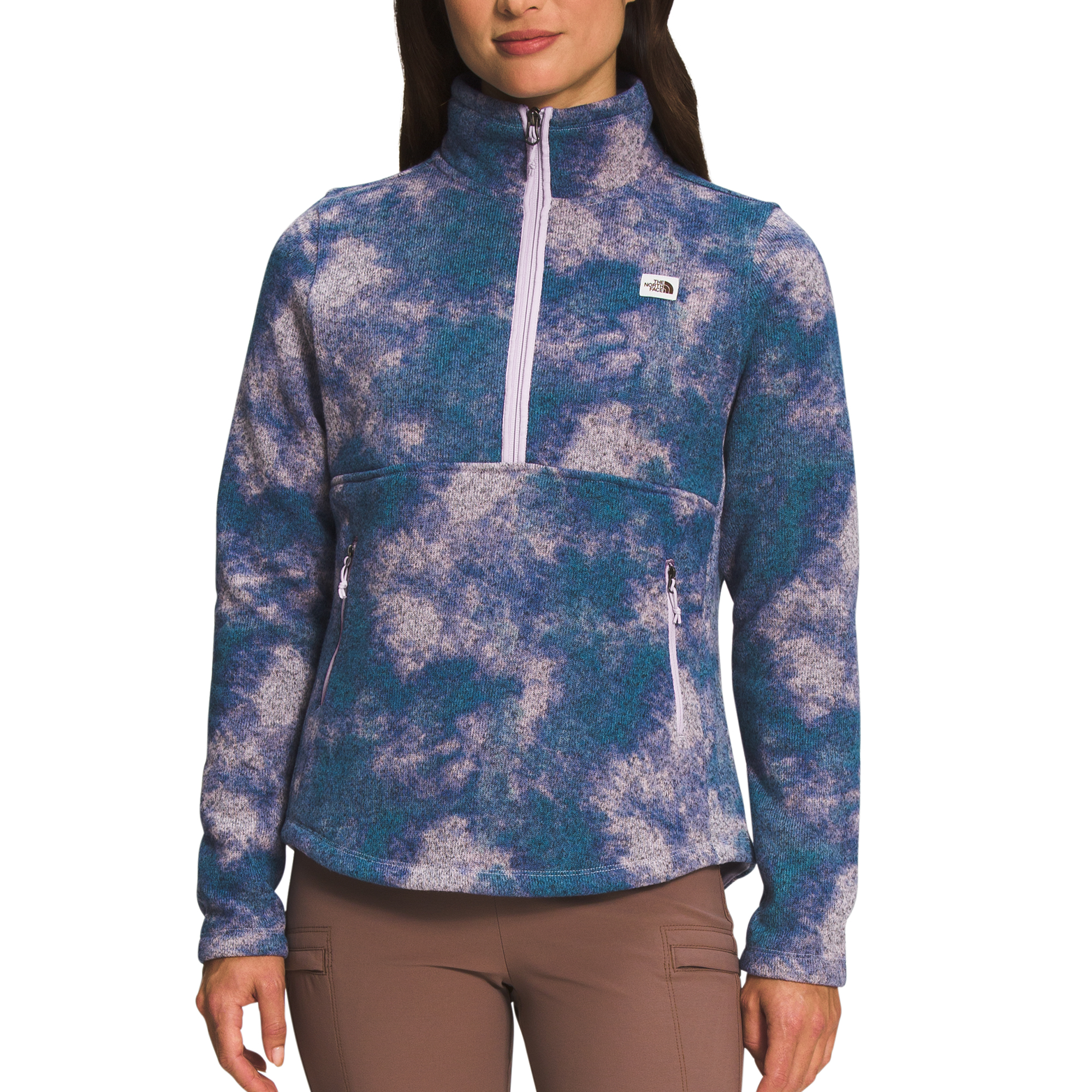 North face sale printed crescent pullover