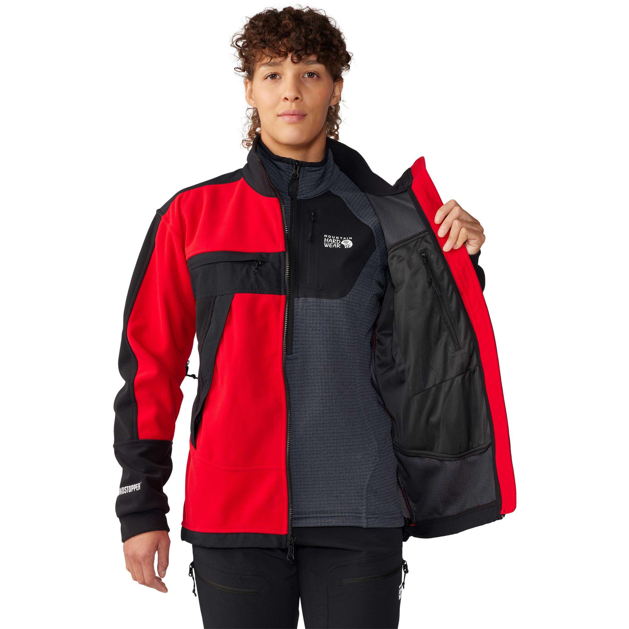 Mountain Hardwear Mens Windstopper Tech Fleece Jacket - Sun & Ski