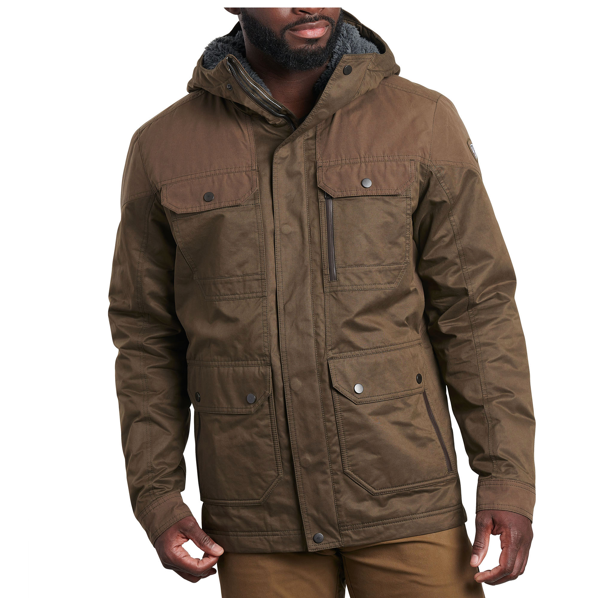 Men's Kuhl Law Fleece Lined Hoodie Softshell Jacket