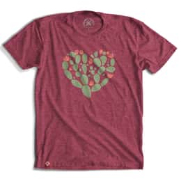 Tumbleweed TexStyles Women's Prickly Pear Heart Short Sleeve T Shirt
