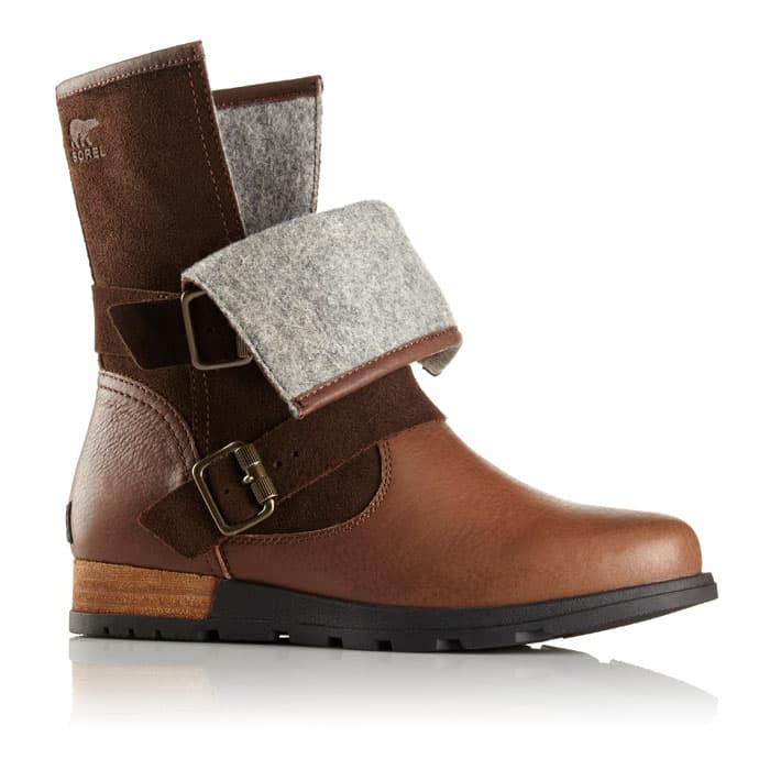 sorel major moto plaid boot