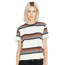 Volcom Women's Halite Stripe Short Sleeve T Shirt