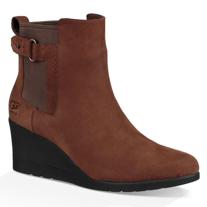 womens ugg wedge booties