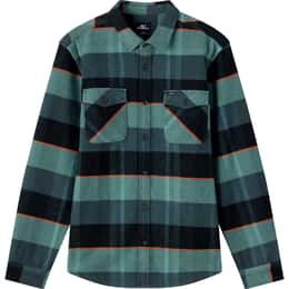 O'Neill Men's Richmond Flannel Standard Fit Long Sleeve Shirt